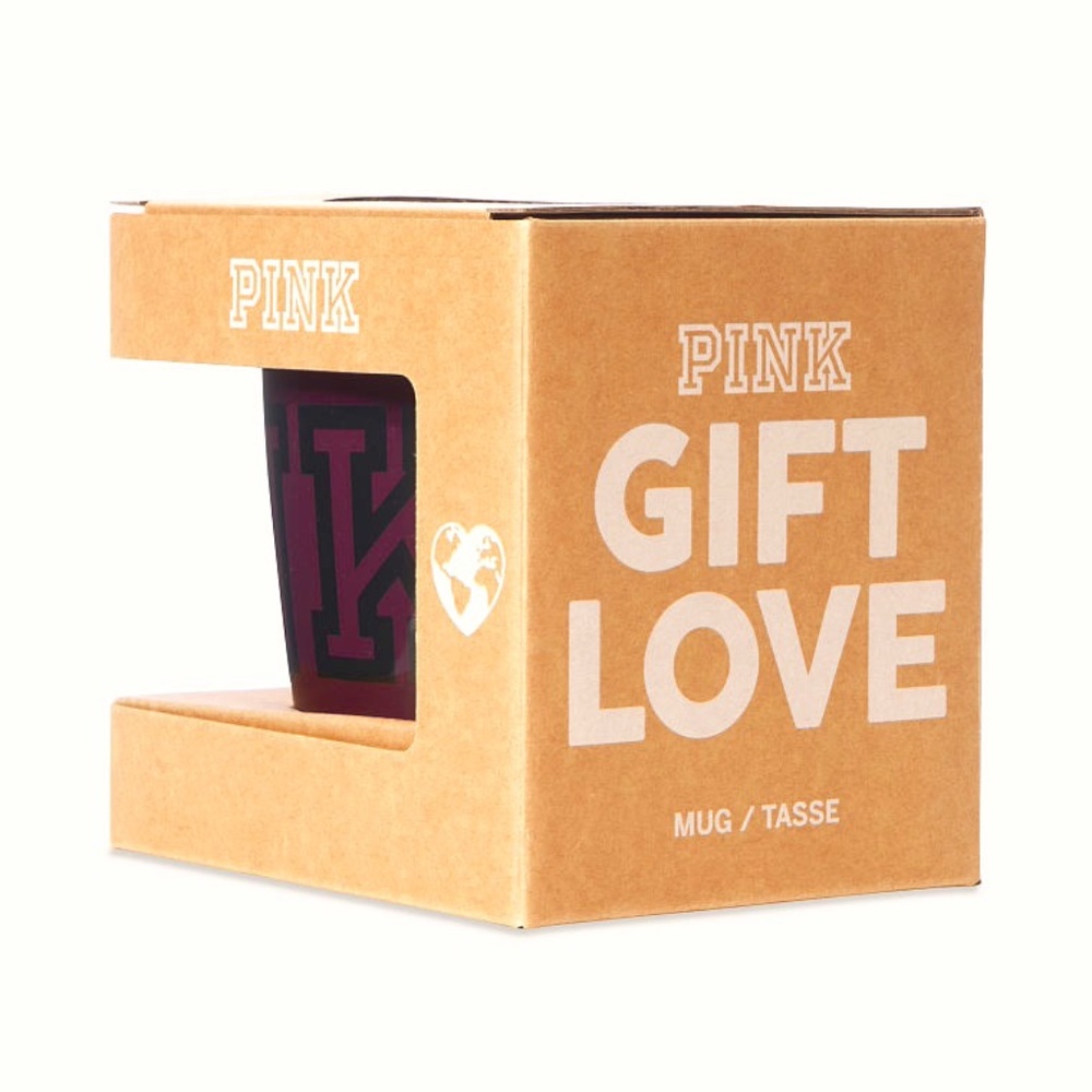 VS PINK Ceramic Logo Mug